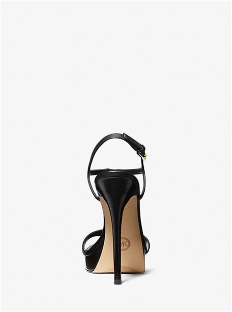 stivaletto michael kors|Berkley Leather Stiletto Sandal .